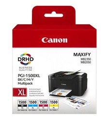 Canonpgi1500Xlijcart Bcmy PK4 9182B004AA                    nta/Yellow Ref 9182B004AA [Pack 4]