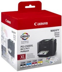 Canon PGI2500XL Ijcart Hy B/C/M/YPK4                        ck Ref 9254B004AA [Pack 4]