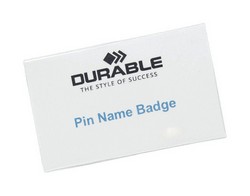 Durable Pin Name Badge 8008 PK100