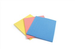 5 Star Facilities Sponge Cloths Ast PK18                    ed Colours [Pack 18]