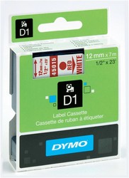 Dymo 4500 Tape Rd/Wht 45015/S0720550                         Ref 45015 S0720550