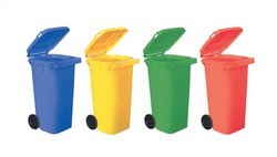 120Ltr Wheelie Bin Red                                      itre Capacity 480x560x930mm Red