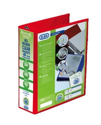 Elba Pres Rbndr 65mm A4 4D Red 400008674                    city A4 Red Ref 400008674 [Pack 4]