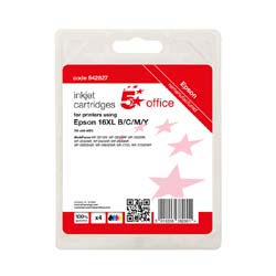 5Starofficeepson 16Xlijcartpk4 T16364012                    0pp [Epson C13T16364012 Alternative] [Pack 4]