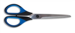 5 Star Elite Soft Grip Scisor 180mm JZ04                    inless Steel Blades 180mm Blue/Black